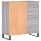 vidaXL Mueble discos madera contrachapada gris Sonoma 84,5x38x89 cm vidaXL Mueble discos madera contrachapada gris Sonoma 84,5x38x89 cm