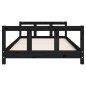 vidaXL Estructura de cama para niños madera de pino negro 90x190 cm vidaXL Estructura de cama para niños madera de pino negro 90x190 cm