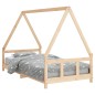 vidaXL Estructura de cama infantil madera maciza de pino 90x190 cm vidaXL Estructura de cama infantil madera maciza de pino 90x190 cm