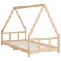 vidaXL Estructura de cama infantil madera maciza de pino 90x190 cm vidaXL Estructura de cama infantil madera maciza de pino 90x190 cm