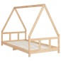 vidaXL Estructura de cama infantil madera maciza de pino 90x190 cm vidaXL Estructura de cama infantil madera maciza de pino 90x190 cm