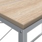 vidaXL Escritorio de ordenador madera de ingeniería blanco y roble vidaXL Escritorio de ordenador madera de ingeniería blanco y roble