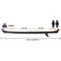 vidaXL Kayak inflable poliéster rojo 424x81x31 cm