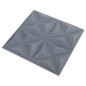 vidaXL Paneles de pared 3D 48 unidades 50x50 cm gris origami 12 m² vidaXL Paneles de pared 3D 48 unidades 50x50 cm gris origami 12 m²