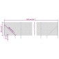 vidaXL Cerca de alambre con pinchos de anclaje verde 2,2x25 m vidaXL Cerca de alambre con pinchos de anclaje verde 2,2x25 m