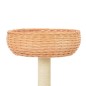 vidaXL Rascador para gatos con poste de sisal madera natural de sauce vidaXL Rascador para gatos con poste de sisal madera natural de sauce