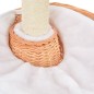 vidaXL Rascador para gatos con poste de sisal madera natural de sauce vidaXL Rascador para gatos con poste de sisal madera natural de sauce