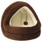 vidaXL Cama para gatos color marrón y crema 40x40x35 cm vidaXL Cama para gatos color marrón y crema 40x40x35 cm