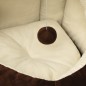 vidaXL Cama para gatos color marrón y crema 40x40x35 cm vidaXL Cama para gatos color marrón y crema 40x40x35 cm