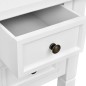 vidaXL Escritorio con 5 cajones blanco vidaXL Escritorio con 5 cajones blanco