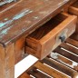 vidaXL Mesa consola madera maciza reciclada 120x30x76 cm