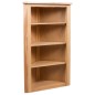 vidaXL Estantería de esquina madera maciza de roble 59x36x100 cm vidaXL Estantería de esquina madera maciza de roble 59x36x100 cm