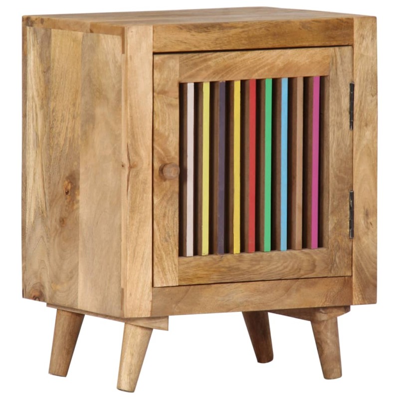vidaXL Mesita de noche de madera maciza de mango 40x30x50 cm vidaXL Mesita de noche de madera maciza de mango 40x30x50 cm