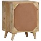 vidaXL Mesita de noche de madera maciza de mango 40x30x50 cm vidaXL Mesita de noche de madera maciza de mango 40x30x50 cm