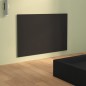 vidaXL Cabecero de cama madera contrachapada negro 120x1,5x80 cm vidaXL Cabecero de cama madera contrachapada negro 120x1,5x80 cm