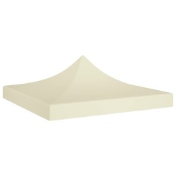 vidaXL Techo de carpa para celebraciones crema 2x2 m 270 g/m² 