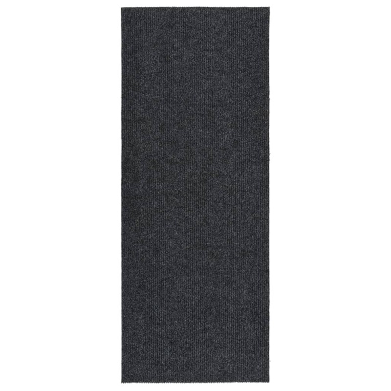 vidaXL Alfombra de pasillo atrapa suciedad 100x250 cm gris antracita vidaXL Alfombra de pasillo atrapa suciedad 100x250 cm gris antracita
