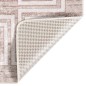 vidaXL Alfombra lavable antideslizante beige 80x150 cm vidaXL Alfombra lavable antideslizante beige 80x150 cm