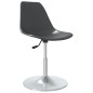 vidaXL Sillas de comedor giratorias 4 unidades PP gris vidaXL Sillas de comedor giratorias 4 unidades PP gris
