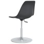 vidaXL Sillas de comedor giratorias 4 unidades PP gris vidaXL Sillas de comedor giratorias 4 unidades PP gris