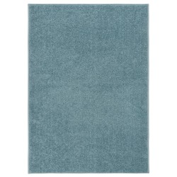 vidaXL Alfombra de pelo corto azul 240x340 cm