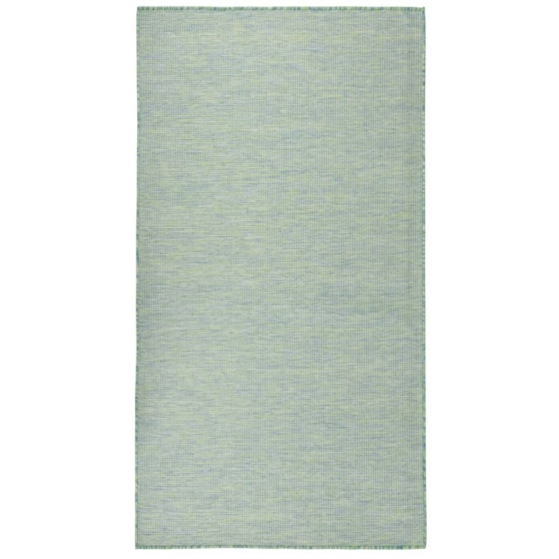 vidaXL Alfombra de exterior de tejido plano turquesa 140x200 cm vidaXL Alfombra de exterior de tejido plano turquesa 140x200 cm