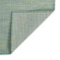 vidaXL Alfombra de exterior de tejido plano turquesa 140x200 cm vidaXL Alfombra de exterior de tejido plano turquesa 140x200 cm