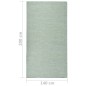 vidaXL Alfombra de exterior de tejido plano turquesa 140x200 cm vidaXL Alfombra de exterior de tejido plano turquesa 140x200 cm