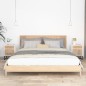 vidaXL Mesitas de noche 2 uds hierro y madera blanco 40x30x55,5 cm vidaXL Mesitas de noche 2 uds hierro y madera blanco 40x30x55,5 cm