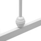 vidaXL Estructura de cama de metal blanco 140x200 cm vidaXL Estructura de cama de metal blanco 140x200 cm