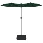 vidaXL Sombrilla doble verde 316x240 cm vidaXL Sombrilla doble verde 316x240 cm