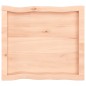 vidaXL Tablero de mesa madera maciza borde natural 60x50x(2-6) cm vidaXL Tablero de mesa madera maciza borde natural 60x50x(2-6) cm