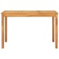 vidaXL Mesa de comedor de jardín madera maciza de teca 120x70x77 cm vidaXL Mesa de comedor de jardín madera maciza de teca 120x70x77 cm