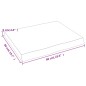 vidaXL Tablero de mesa madera maciza borde natural 60x50x(2-6) cm vidaXL Tablero de mesa madera maciza borde natural 60x50x(2-6) cm