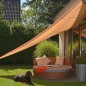 HI Toldo de vela triangular beige 5x5x5 m HI Toldo de vela triangular beige 5x5x5 m