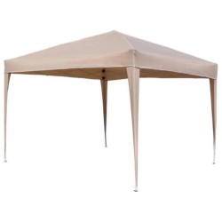 HI Capa de fiesta plegable beige 3x3 m