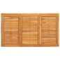 vidaXL Mesa de comedor de jardín madera maciza de teca 120x70x77 cm vidaXL Mesa de comedor de jardín madera maciza de teca 120x70x77 cm