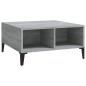 vidaXL Mesa de centro madera de ingeniería gris Sonoma 60x60x30 cm vidaXL Mesa de centro madera de ingeniería gris Sonoma 60x60x30 cm