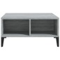 vidaXL Mesa de centro madera de ingeniería gris Sonoma 60x60x30 cm vidaXL Mesa de centro madera de ingeniería gris Sonoma 60x60x30 cm