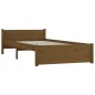 vidaXL Estructura de cama madera maciza marrón miel 90x200 cm vidaXL Estructura de cama madera maciza marrón miel 90x200 cm