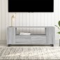 vidaXL Mueble de TV madera contrachapada gris Sonoma 120x35x48 cm vidaXL Mueble de TV madera contrachapada gris Sonoma 120x35x48 cm