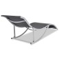 vidaXL Tumbonas plegables 2 unidades aluminio y textilene vidaXL Tumbonas plegables 2 unidades aluminio y textilene