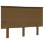vidaXL Cabecero de cama madera maciza de pino marrón miel 124x6x82,5cm vidaXL Cabecero de cama madera maciza de pino marrón miel 124x6x82,5cm