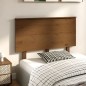 vidaXL Cabecero de cama madera maciza de pino marrón miel 124x6x82,5cm vidaXL Cabecero de cama madera maciza de pino marrón miel 124x6x82,5cm