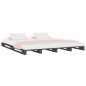 vidaXL Cama de palets madera maciza de pino gris King Size 150x200 cm vidaXL Cama de palets madera maciza de pino gris King Size 150x200 cm