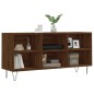 vidaXL Mueble de TV madera de ingeniería marrón roble 103,5x30x50 cm vidaXL Mueble de TV madera de ingeniería marrón roble 103,5x30x50 cm
