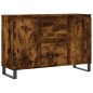 vidaXL Aparador de madera de ingeniería roble ahumado 104x35x70 cm vidaXL Aparador de madera de ingeniería roble ahumado 104x35x70 cm