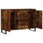vidaXL Aparador de madera de ingeniería roble ahumado 104x35x70 cm vidaXL Aparador de madera de ingeniería roble ahumado 104x35x70 cm