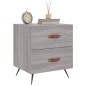 vidaXL Mesitas noche 2 uds madera ingeniería gris Sonoma 40x35x47,5 cm vidaXL Mesitas noche 2 uds madera ingeniería gris Sonoma 40x35x47,5 cm