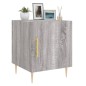 vidaXL Mesitas noche 2 uds madera ingeniería gris Sonoma 40x40x50 cm vidaXL Mesitas noche 2 uds madera ingeniería gris Sonoma 40x40x50 cm